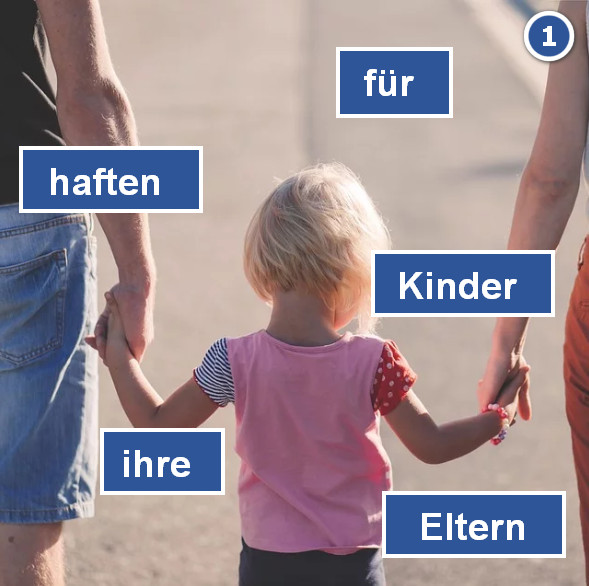 Собираем фразу. Нести ответственность - haften. - Практиш | LingoMost